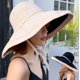 thumbnail image 2 of Sombrero de sol para mujer, plegable, reversible, con protección solar UV, ala ancha, para playa, para verano$Sombrero de sol para mujer, sombrero de sol de ala ancha para mujer, sombrero, 2 of 5