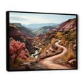 thumbnail image 2 of Designart "Journeying Endlessly in the Canyon III" Landscapes Floater Framed Wall Decor, 2 of 7