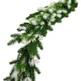 thumbnail image 2 of Seyotauo Christmas Pines Needle Green Artificial Garland Realistic Cedar Plastic Wreath, Christmas Garland for Winter Fireplace Tabletop Porch Indoor Outdoor Decor for Christmas Weddings & Home Decor, 2 of 7