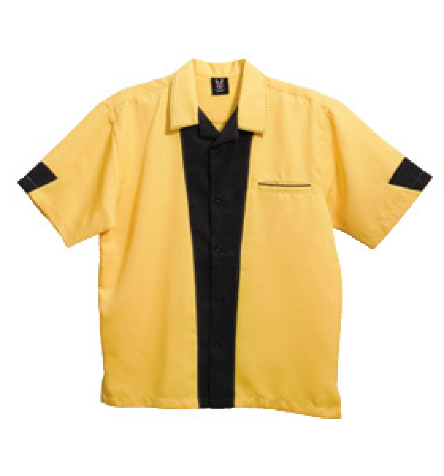 Hilton Mens Bowling Retro Monterey Bottom Shirt
