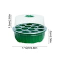 thumbnail image 4 of Naxoaeo 13 Hole Seed Starter, Greenhouse Germination Tray with Humidity Dome & Adjustable Ventilation, Reusable Plastic Seedling Propagation Box for Indoor Outdoor Gardening, 4 of 7