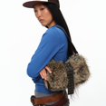 thumbnail image 5 of PRIYAL Tote Bag for Women Faux Fur Shoulder Bag Hobos Purse Large Satchel Handbag for Work Travel Shopping, 5 of 5