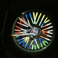 thumbnail image 3 of Cheers.US 12Pcs/Set Bike Spoke Reflector Bicycle Wheel Spoke Reflector Reflective Mount Clip Tube Warning Strip Waterproof Bicycle Spoke Reflectors, 3 of 7
