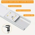 thumbnail image 6 of LED Motion Sensor Cabinet Light, Under Counter Closet Lighting, Wireless Magnetic USB Rechargeable Kitchen Night Lights, Battery Powered Operated Light For Wardrobe Closets Cabinet Cupboard Stairs, 6 of 10
