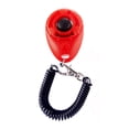 thumbnail image 2 of Dog Puppy Pet Button Clicker Sound Keyring Clip Obedience Training Teaching Tool, 2 of 10