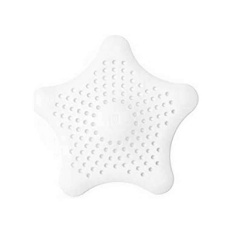 our goods Hair Catcher Drain Cover - White - Shop Shower Curtains