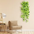 thumbnail image 5 of Artificial Green Wall Hanging | 100cm Long Realistic Plastic Ivy Plant | Indoor Home Decoration with 168 Leaves | Flexible Bendable Design for Wall Decor, 5 of 6