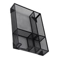 thumbnail image 1 of Matsuzay Bandeja de metal con rejilla para almacenamiento de papelería elegante y ordenado Reforzado y antideslizante Carpetas de archivos A5 negro, 1 of 6