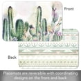 thumbnail image 3 of CounterArt "Watercolor Cacti" 4-Pack Reversible Plastic Tabletop Placemats, 3 of 7