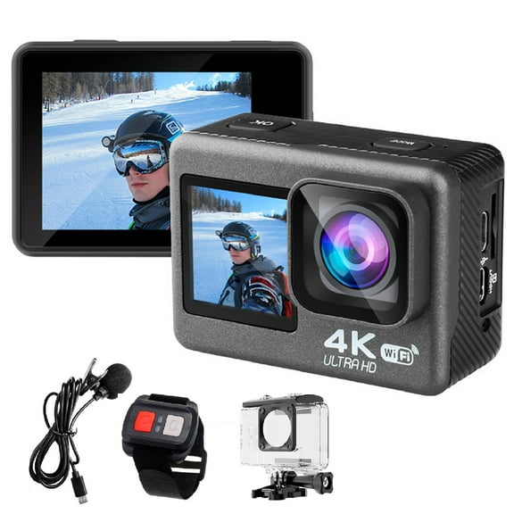 Camara Digital Deportiva 4K VAK VD-V36 Doble Pantalla WIFI