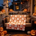 thumbnail image 5 of Halloween Blanket 59.1x39.4in Cozy Flannel Blanket Spooky Ghost for Couch Decor by OVFUIZ, 5 of 9