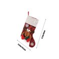 thumbnail image 3 of Ganfancp Christmas Stocking Santa Snowman Reindeer Xmas Character Christmas Decorations And Party Accessory Rebajas Hoy Liquidación 1X Media de Navidad, 3 of 6