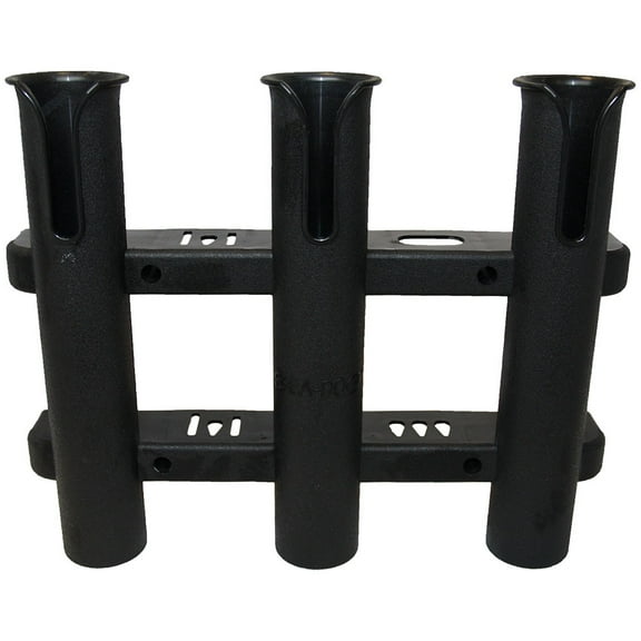 Sea-Dog Line 325039-1 Three-Pole Side Mount Rod Holder - Black
