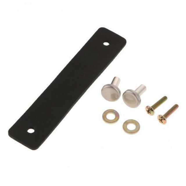 2 tiradores de manija de puerta de material cuero PU hechos , tiradores de manija de armario de cajón, para muebles de cocina