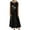 Black formal dresses for women, variant on Wycnly Formal Dresses for Women Sleeveless Crewneck Dandelion Print Summer Long Dresses Casual Loose Swing Cotton Linen Tunic Tank Maxi Dress Black m Under $5