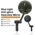 thumbnail image 3 of Bicycle Handlebar Plug Rearview Mirror Adjustable Bicycle Handlebar AntiGlare Mirror, 3 of 8