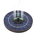 thumbnail image 2 of 4W Colorful Solar Fountain Pump With Rotatable Nozzle Rgb Led Light Solar Water Pump With Battery Free Standing Auto-Shut Off Circle Fountain For Bird Bath Garden S Pond, 2 of 7