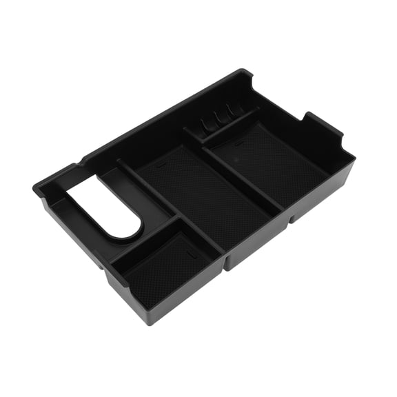 Unique Bargains Center Console Organizer Tray for Toyota Tundra 2007-2021 Armrest Storage Box Insert Tray Plastic Black