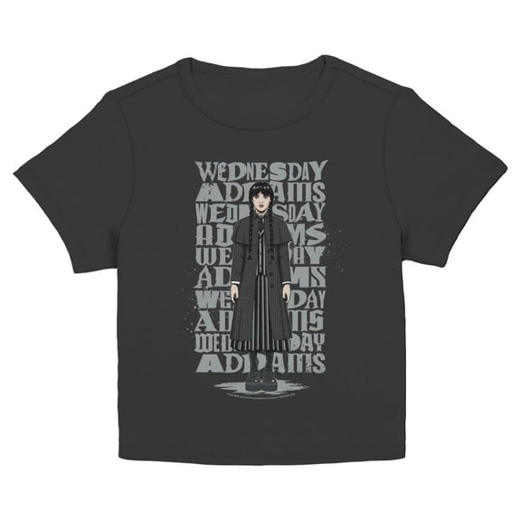 Juniors Wednesday Name Repeat T Shirt