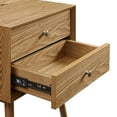 thumbnail image 5 of Modway Ember Wood Nightstand With USB Ports in Natural Natural, 5 of 9