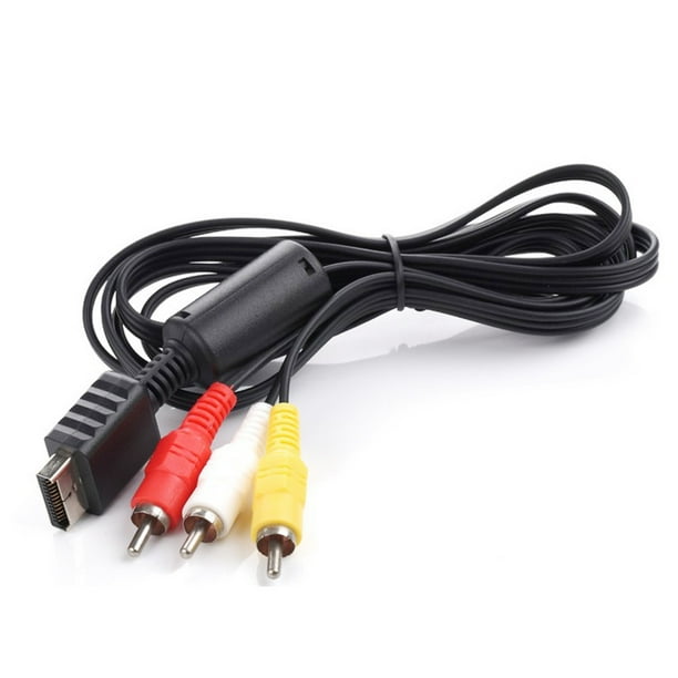 PS2 RCA audio video HD AV line cable cable flat line pin input 5 half