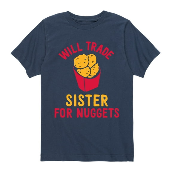 Instant Message - Will Trade Sister For Nuggets - Youth Short Sleeve Tee