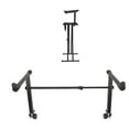 thumbnail image 3 of Support de Clavier Adaptateur d'Extension en Forme de L Clavier Électronique de Piano Rack 2 Niveaux 4275cm Réglage de Largeur, 3 of 5