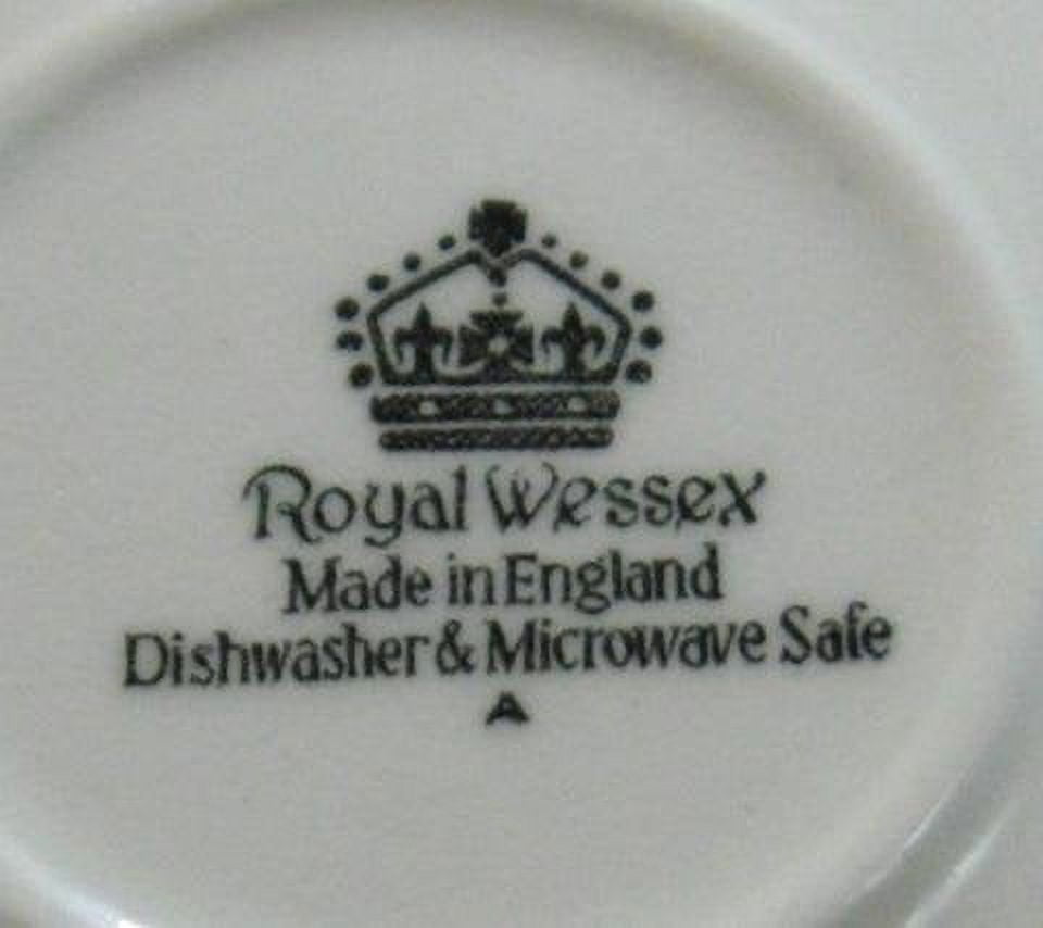 English Royal Wessex 1950s Blue Willow Blue Transferware Cup And