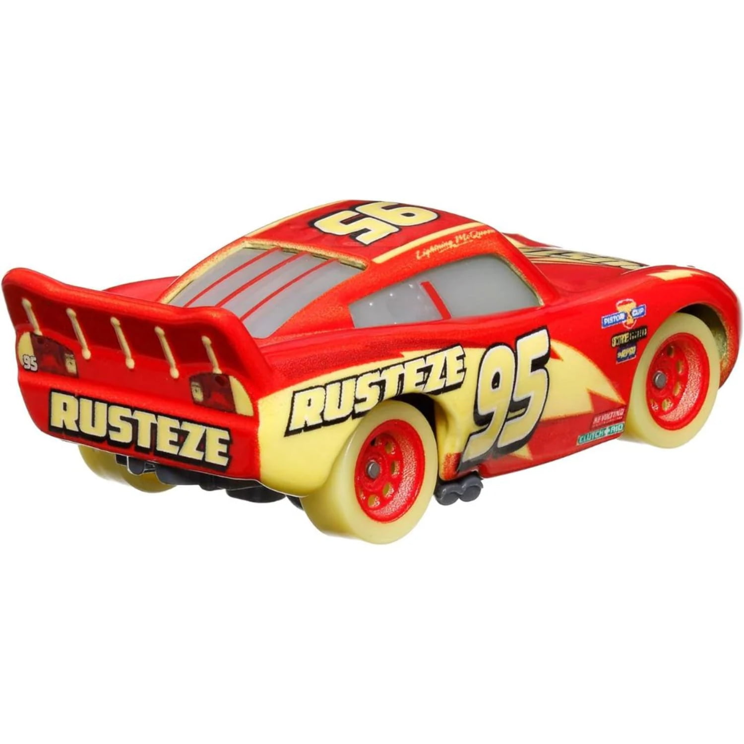 Glow Racers Lightning McQueen マテル Disney Pixar Cars Race Ready Toys - Glow Racers Lightning