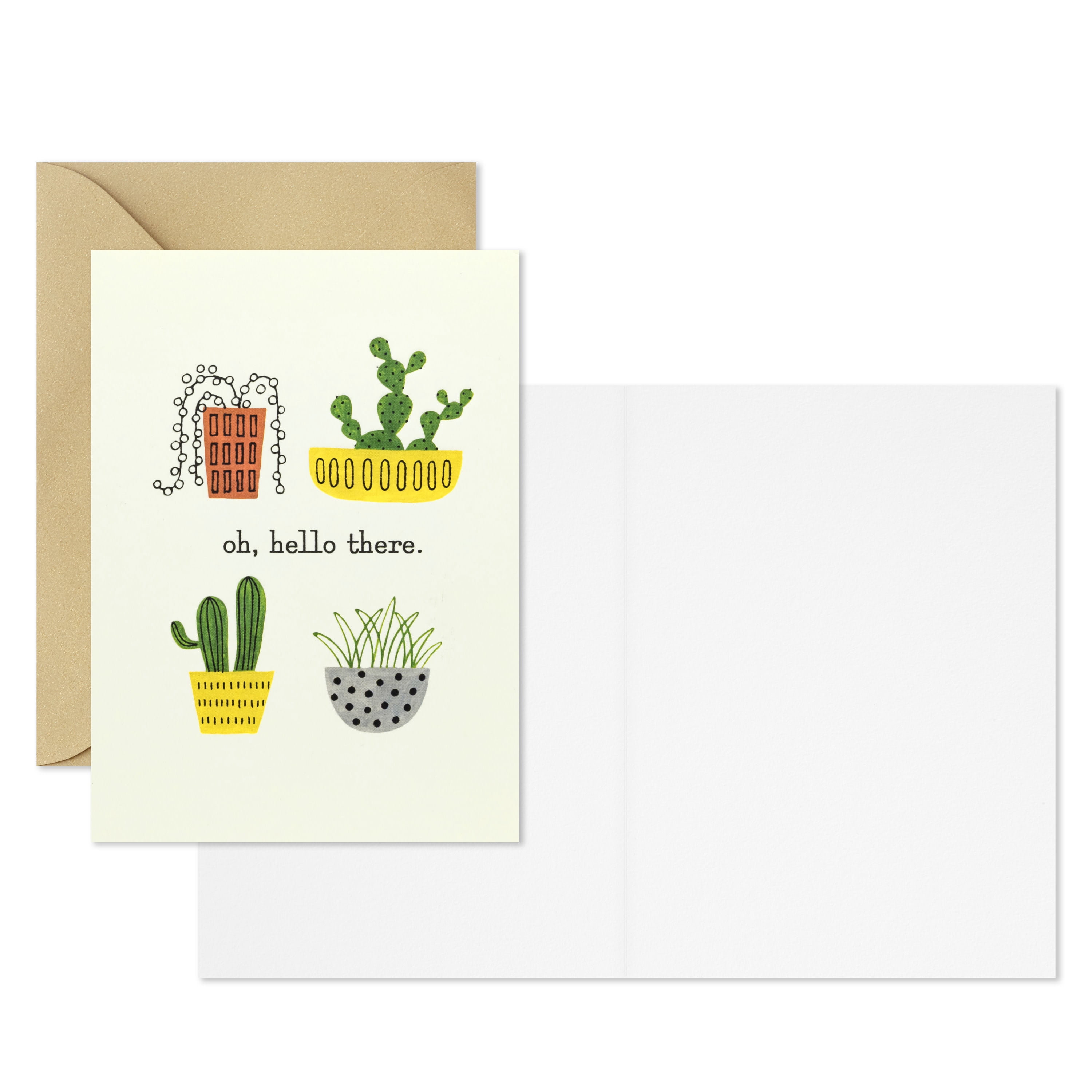 Hallmark Blank Thinking of You Notes (Potted Plants), Pack of 10