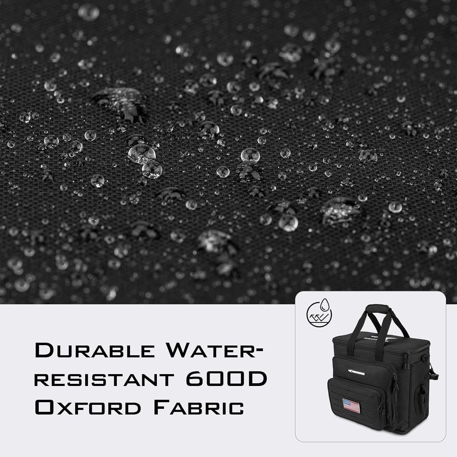 KastKing Fishing Tackle Bags with 4 * 3700 Tackle Trays, Fishing Gear Storage-Karryall Black
