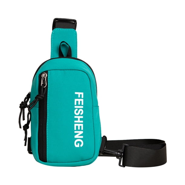 Bolso bandolera ZJT250129547 | Mochila impermeable para el pecho, informal, para viajes y senderismo, con cinturón ajustable | Riñonera multiusos para deportes al aire libre y uso diario