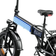 G-FORCE Electric Bike for Adults,1300W Peak Motor 28MPH Max Speed,48V 13AH Battery, Full Suspension,20*4.0 Fat Tire Foldable Ebike