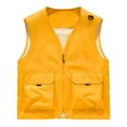 thumbnail image 4 of Paiwinds Women's Sleeveless Utility Vest with Multi Pockets - Lightweight V-Neck Zipper Outdoor Work Vest for Hiking, Photography, Travel - Casual Summer Tank Top, 4 of 5