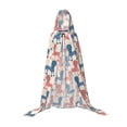 thumbnail image 7 of Honeii Cartoon Poodle Dog Print Poncho Cape, Cloak Coat, Snuggly Hooded Wearable Blanket, Hooded Cape For Teenagers,Halloween Costumes-Medium, 7 of 7
