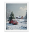 thumbnail image 5 of Paint by Numbers Kit for Adults, Red Truck Winter Scene Snowy Landscape Paint by Numbers, Easy Paint by Numbers Kit for Adults Beginner, DIY Adult Paint by Number Kits on Canvas, Home Decor, 5 of 7