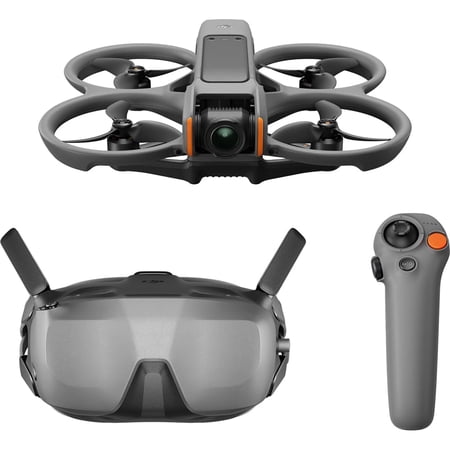 DJI Avata 2 Fly Smart Combo (Single Battery) with FPV Drone, Goggles, Remote