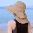 thumbnail image 4 of RYDCOT Sun Hat, Outdoor Wide Brimmed Sun Protection Hat, Windproof Fisherman Hat, Breathable Sun Hat, Travel Leisure Hat Spring and Summer Sunscreen Hat, 4 of 6