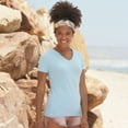 thumbnail image 6 of Aquaguard Women's Fine Jersey V-Neck Longer Length T-Shirt (3 Pack), 6 of 7