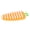 Orange, variant on Flexible Carrot Shaped Fruit and Vegetable Cleaning Brush Soft Bristle Kitchen Scrub Scrubber Tool for Potatoes Carrots and Multi Surface Produce Cleaning, Pink, 5.5 x 2.4 inches / 14 x 6 cm