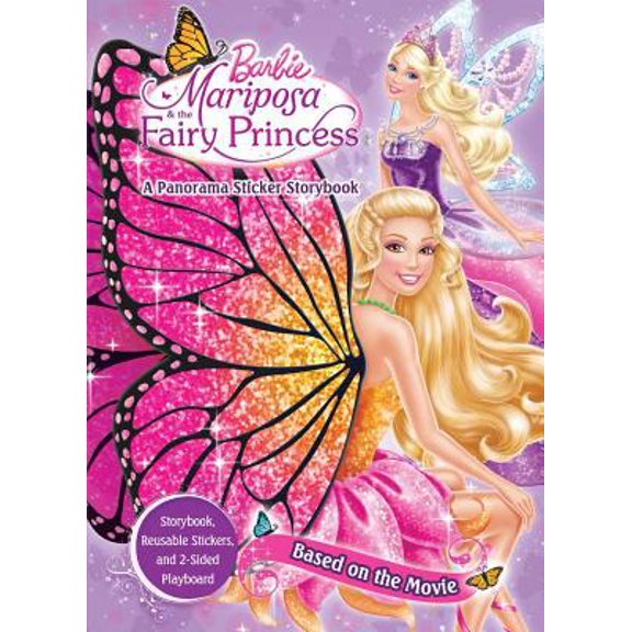 Pre-Owned Barbie Mariposa & the Fairy Princess: A Panorama Sticker Storybook (Paperback) 0794428371 9780794428372