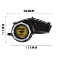 thumbnail image 4 of Speedometer Tachometer for Hawk250 Hawk 250cc Motorcycle Odometer Fuel Gauge, 4 of 7