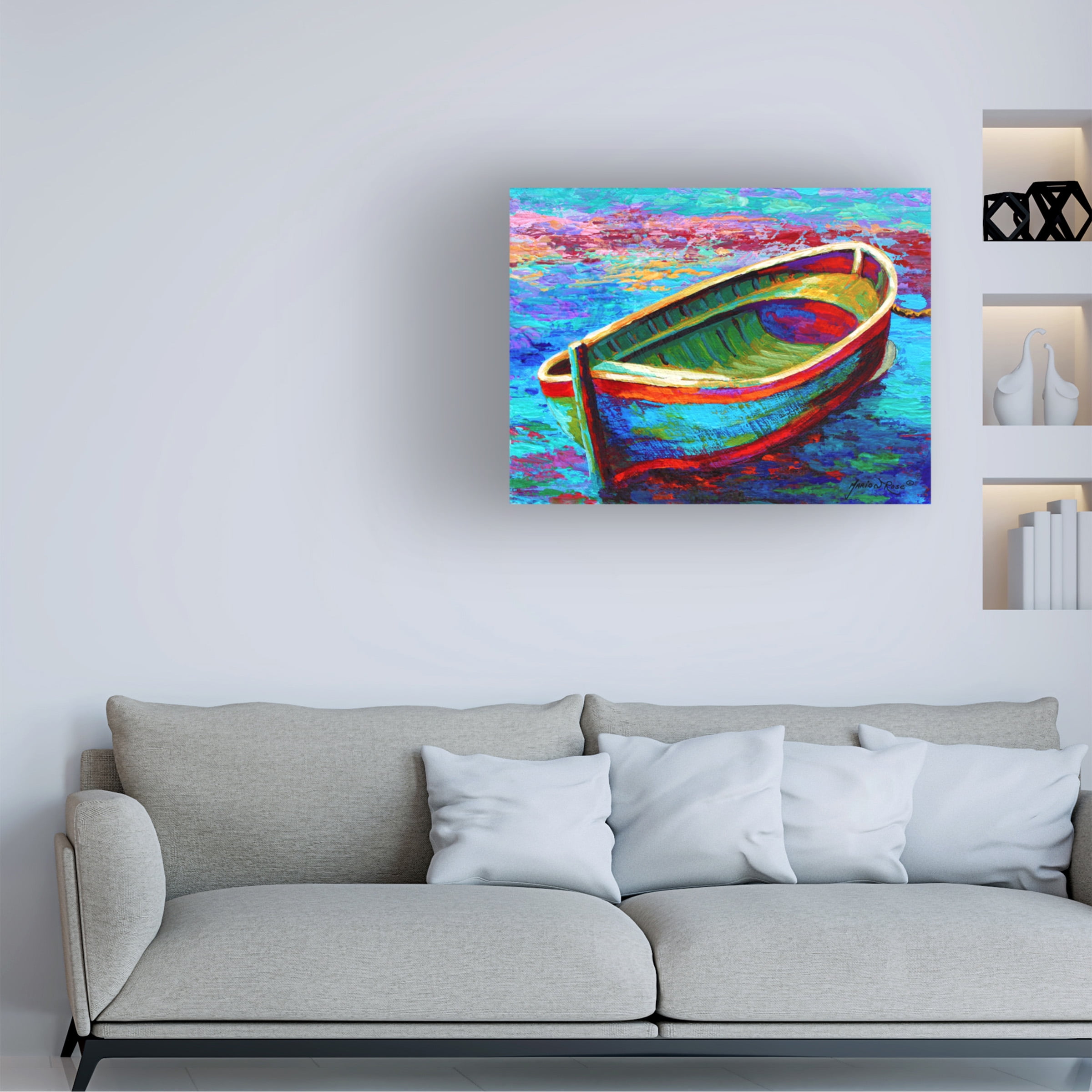 Marion Rose 'Boat 9' Canvas Art