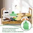thumbnail image 3 of BESTYASH Green Plastic Turtle Basking Platform for Terrarium Decor and Aquarium Use, 3 of 6