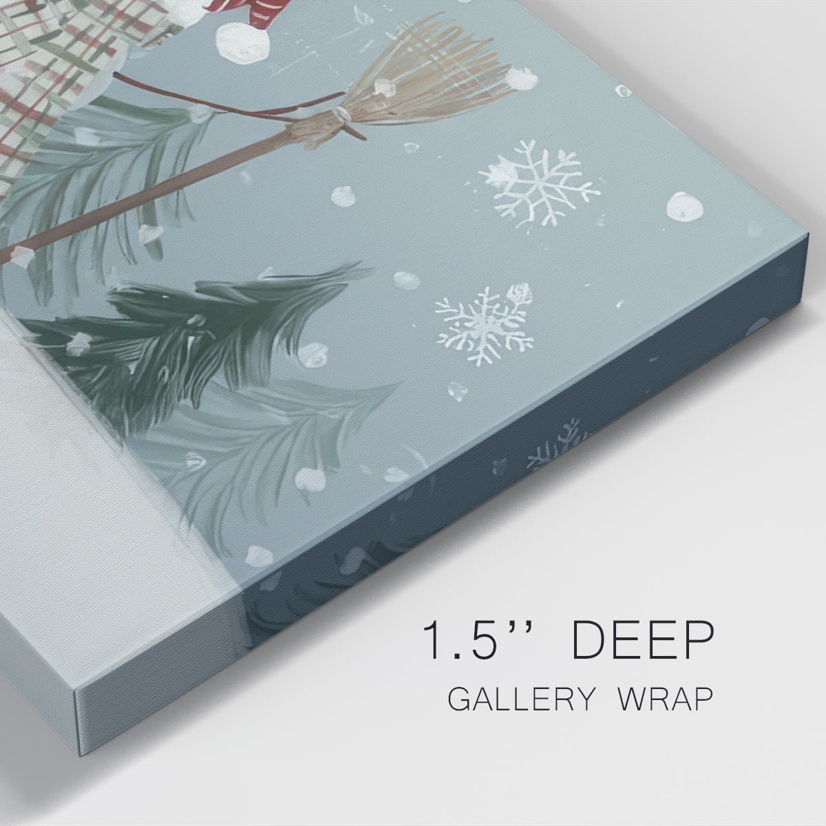 Jolly Snowman Collection D- Gallery Wrapped Canvas