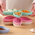 Xssm Seasoning Container Leaves Shape Integrated Molding 3 Grids xssm-seasoning-container-leaves-shape-integrated-molding-3-grids