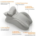 thumbnail image 5 of Eurhowing Ergonomic Memory Foam Wedge Pillow for Adults, Back Neck Shoulder Pain Relief, Adjustable Headboard Support for Sleeping, Reading, Reclining Bed Pillow, Gray, 5 of 9