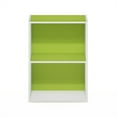 thumbnail image 4 of Furinno Luder 2-Tier Open Shelf Bookcase, Green/White, 4 of 6