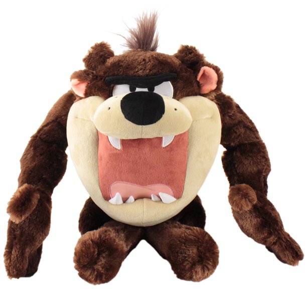 Animal Adventure Taz Looney Tunes Plush, 17", Brown/Tan - Walmart.com