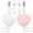 1pc Pink Heart + 1pc White Heart, variant on NUAHRHY 2pcs Purse Glow Heart Light LED Automatic Sensor Light Touch Activated Handbag Light Portable Mini Handbags Night Lights Lamp for Women Girls  White Hearts